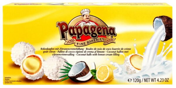 Waferballs with lemon cream filling 120g