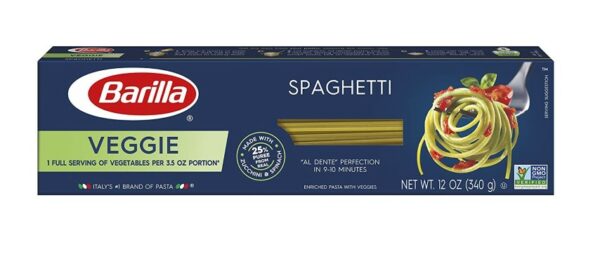 Barilla Veggie Pasta , Spaghetti 340Gm