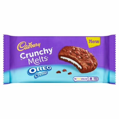 Cadbury Crunchy Melts Oreo Crème Cookies 156gm